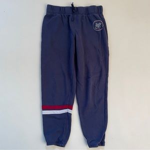 Harry Potter Crest Joggers Youth Large 10/12 Sweatpants Hogwarts Navy White